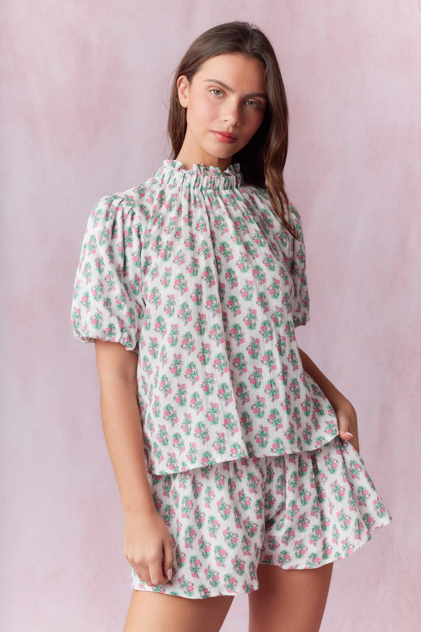 Floral Smocked Set