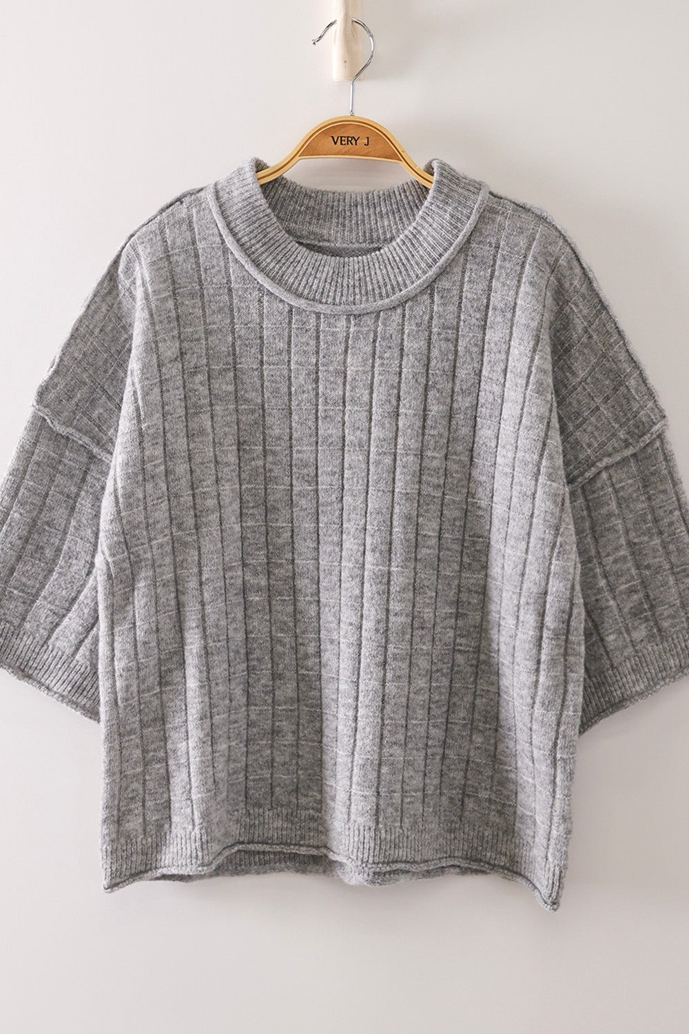 Ribbed Knit Sweater