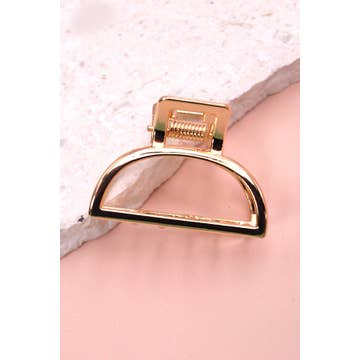 Mini Gold Hair Claw Clips