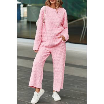 Quilted Long Sleeve Set