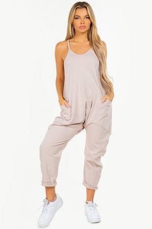 Oversized Round Neck Jumpsuit