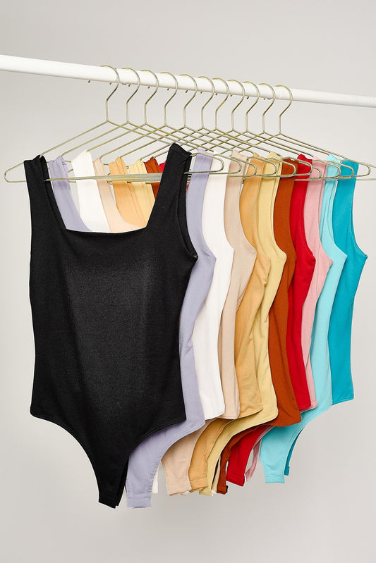 Square Neck Tank Bodysuit