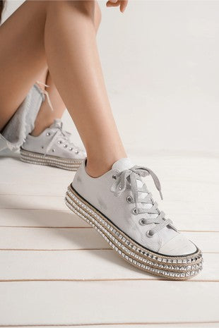 Studded Top Sneakers