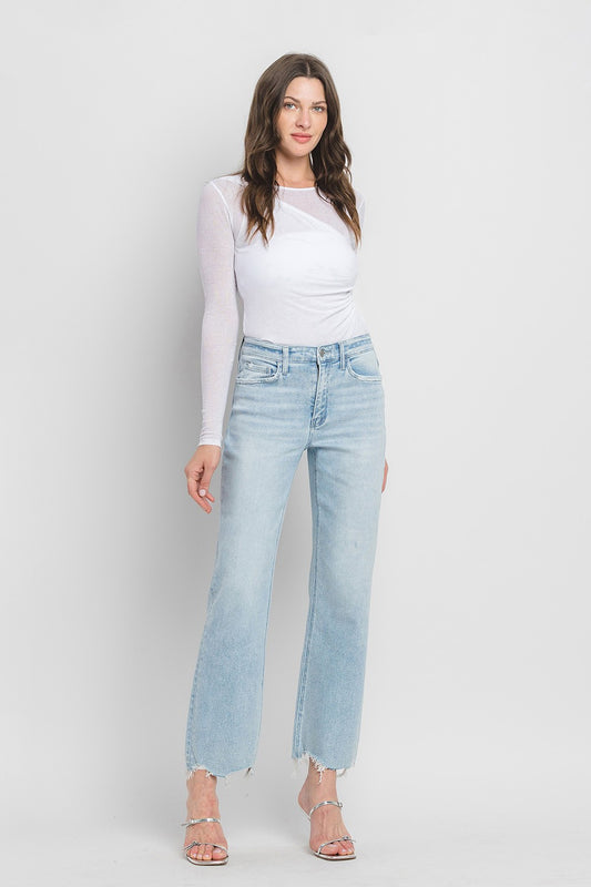Vervet High Rise Slim Wide Jeans