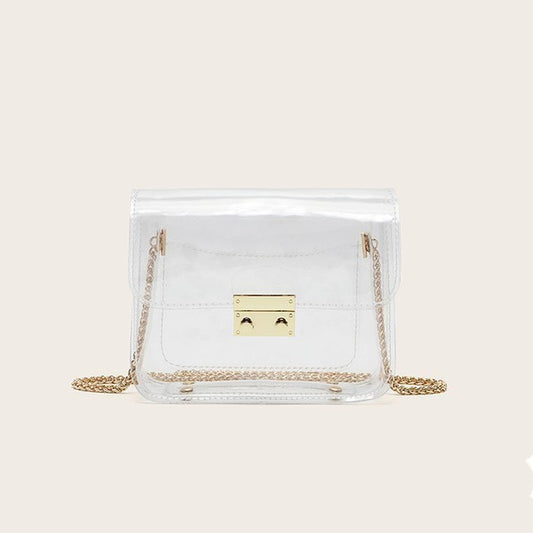 See Through Clear Crossbody Bag