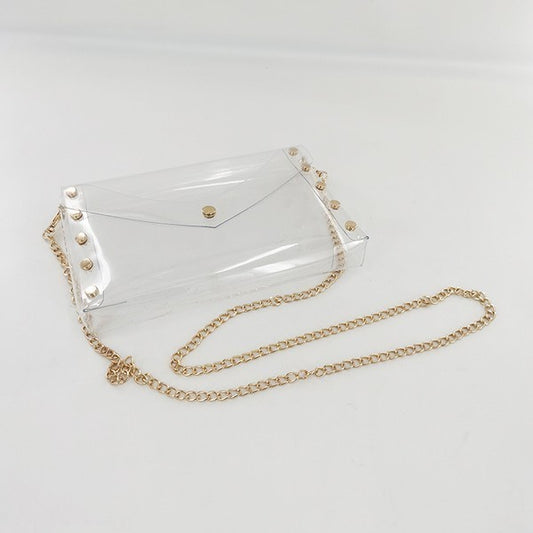 Clear Crossbody and Clutch Bag