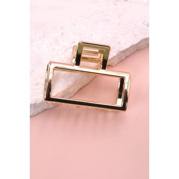 Mini Gold Hair Claw Clips