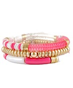 Pink Beaded Bracelet