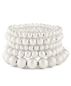 Stackable Ball Beaded Bracelets