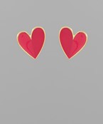 Heart Metal Earrings