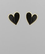 Heart Metal Earrings