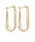 Snake Chain Peekaboo Earrings