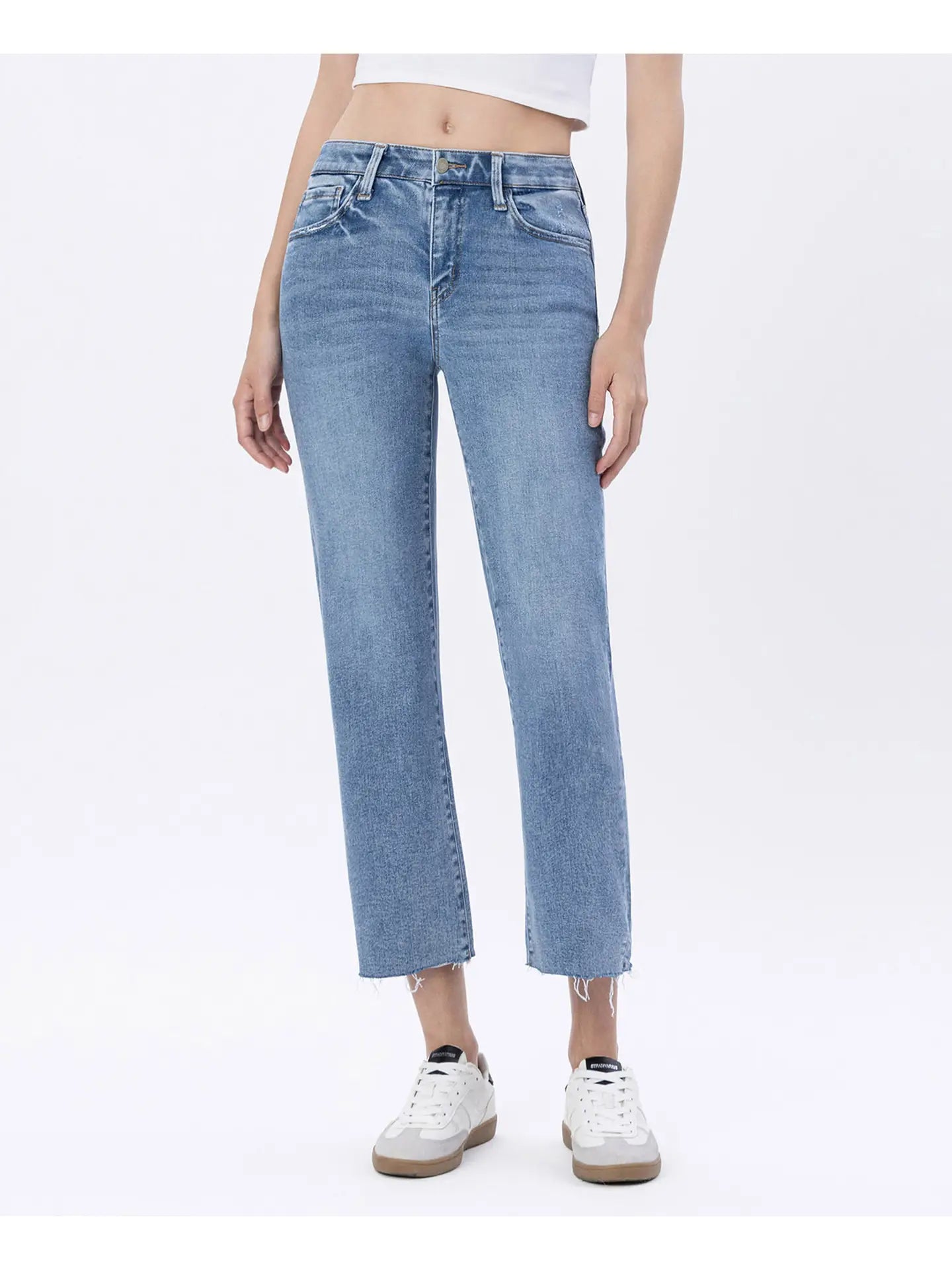 Vervet Mid Rise Regular Straight Jeans