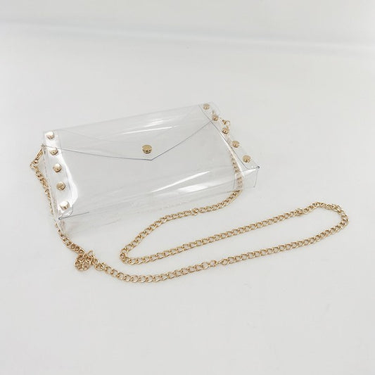 Clear Crossbody And Clutch Bag