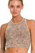 Ribbed Racerback Crop Top