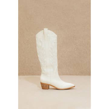 MIMI Tall White Boots