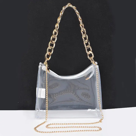 Clear Big Chain Bag