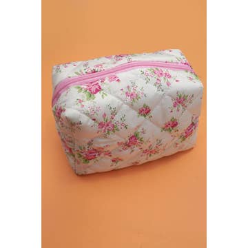 Floral Cosmetic Bag