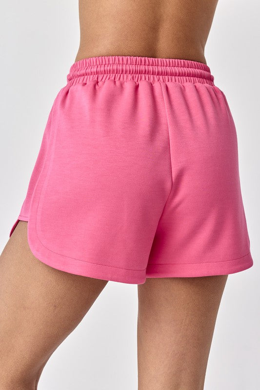 Half Zip Cropped Sweatshirt and Short Set